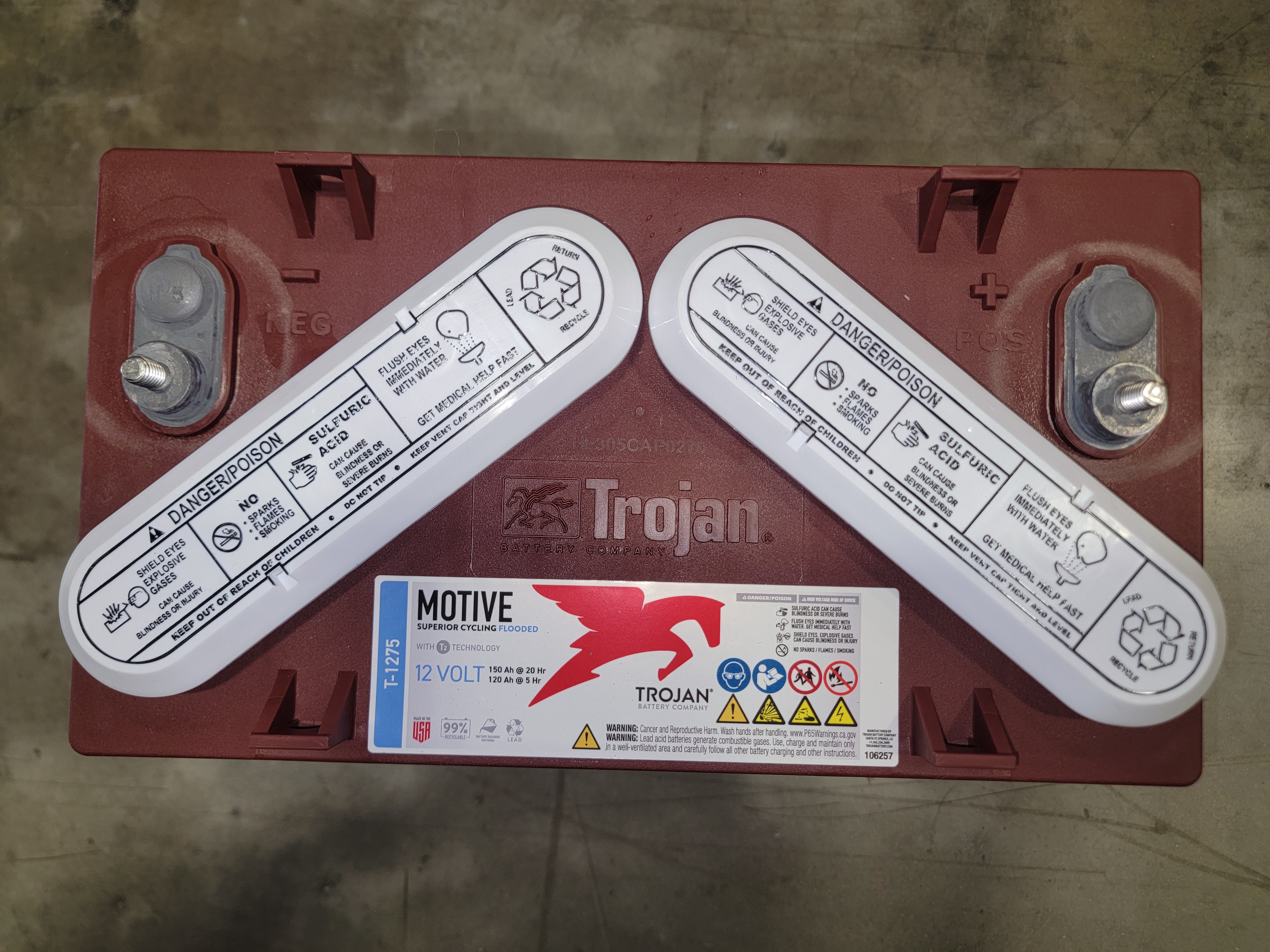 Trojan battery T1275